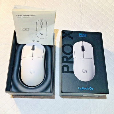 Logitech G PRO X SUPERLIGHT Gaming Mouse - White No USB Dongle