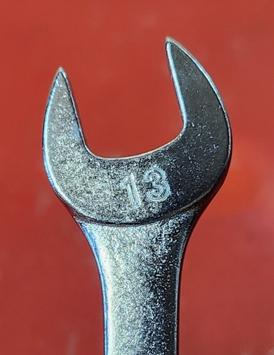 SK Tools 13mm Combination Wrench 12pt Satin Finish Diamond Logo USA NOS Vintage - Afbeelding 5 van 13