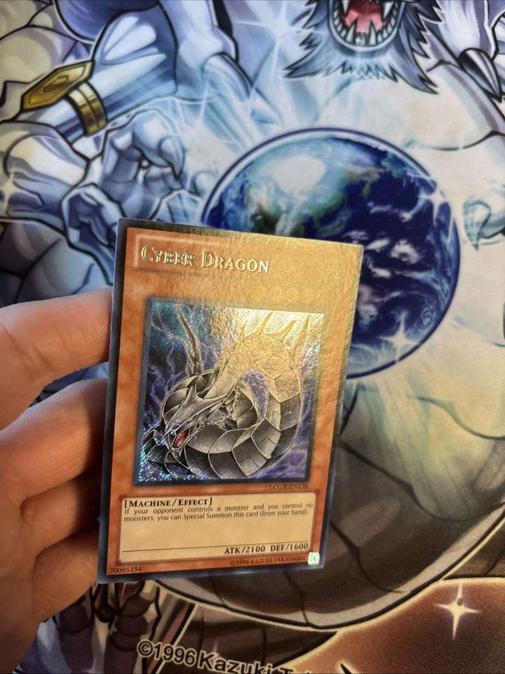 (7) Cyber Dragon LCGX-EN176 Unlimited Secret Rare Vintage Yugioh Alt Art VLP - Image 4 of 4