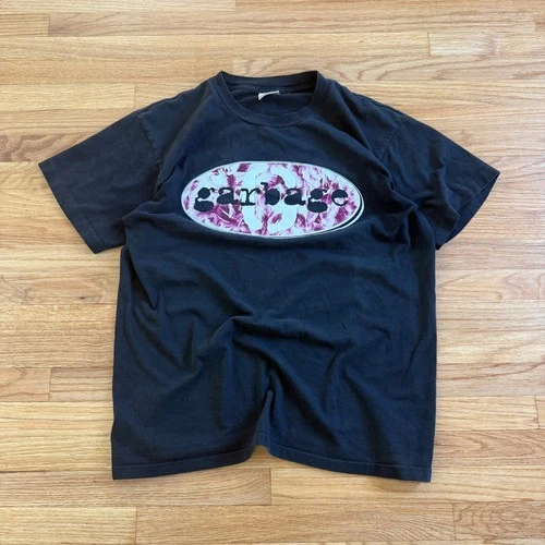 Garbage Band Tee Single Stitch Large 1990s vintage concert t-shirt, vintage, size L, single stitch, B+ condition