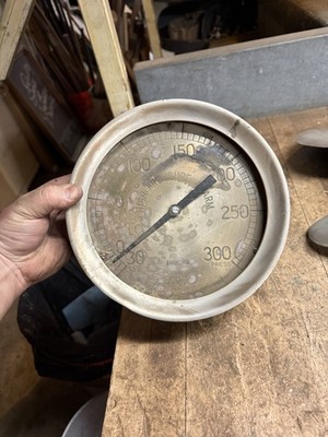 Train Locomotive Railroad RR Boiler Pressure Ammonia Foxboro Model A Steam Gauge