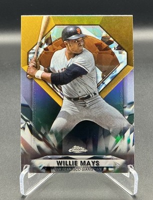 2022 Topps Chrome Update - Diamond Greats Willie Mays #DGC-25 - Giants