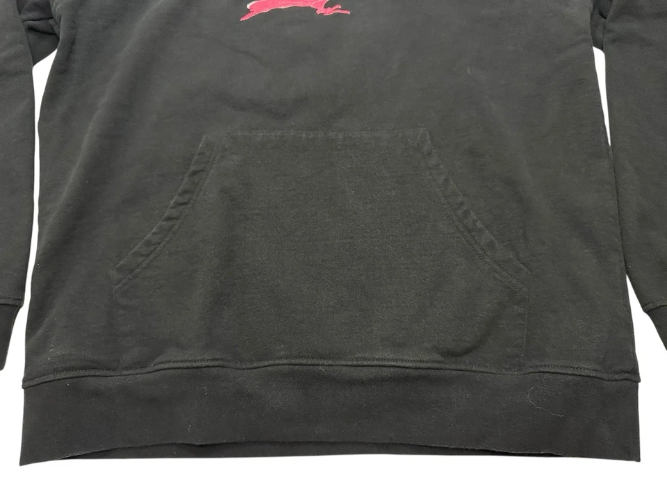 Мужская толстовка с капюшоном пуловер Staple x Atmos размер большой черный вышитый голубь - Изображение 3 из 4