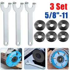 3X Grinder Flange Lock Nut Wrench Fit For Milwaukee Dewalt Makita 5/8-11 " Parts