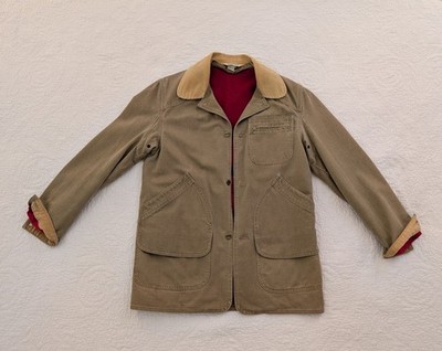 Vintage 1980s L.L. Bean Field Coat Cotton Twill in Excellent Condition