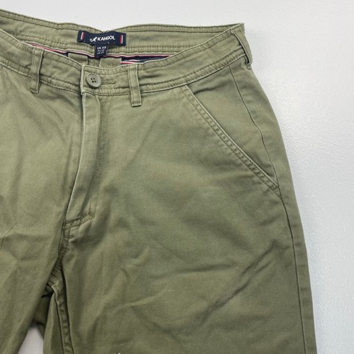 Kangol Chino Shorts Casual Olive Green Mens UK XS - Picture 3 of 6
