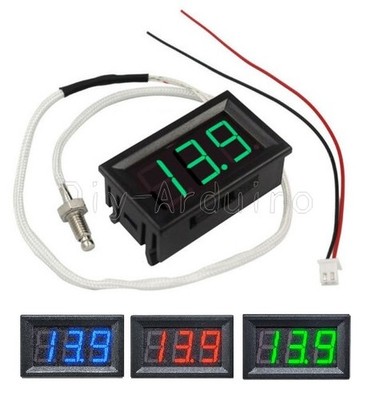 Digital Thermometer 12V XH-B310 Temperature Meter K-type M6 Thermocouple Tester