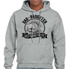Dad  Daughter Best Friends For Life Mens Funny Father's Day Hoodie Dad Gift