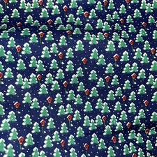 Christmas fabric Trees 3.33 yards x 44 w NEW