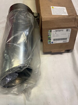 Genuine GM 84722772 Dual Wall Exhaust Tip – Polished Stainless For 2015-2024 Silverado/Sierra 6.6L