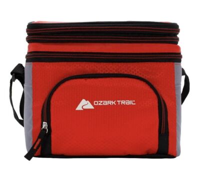 Ozark Trail Can Cooler Pocket Soft Shell RED NEW with Tags Shoulder  Strap