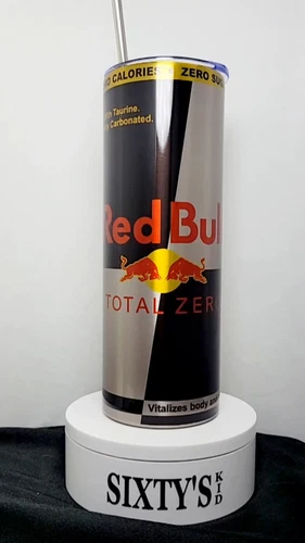 Red Bull - Total Zero Tribute - 20oz. Stainless Steel Tumbler w/SS straw+