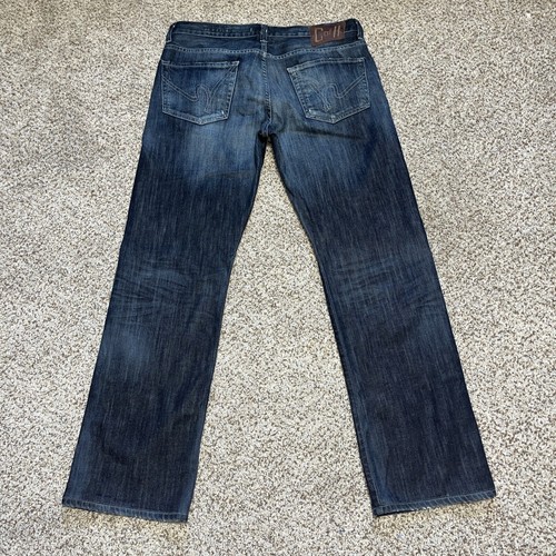 Citizens of Humanity Sid Denim Jeans Mens 34 X 30 Blue Straight Leg USA - Picture 14 of 17