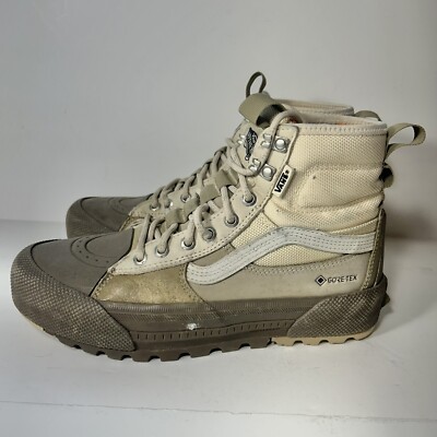 VANS Sk8-Hi Gore-Tex Mens 7.5 Womens 9.0 Sandshell Cornstalk Tan