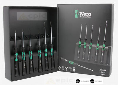 Rack 2035/6A Details about   Wera Phillips & Slot Kraftform Micro Precision Screwdriver Set