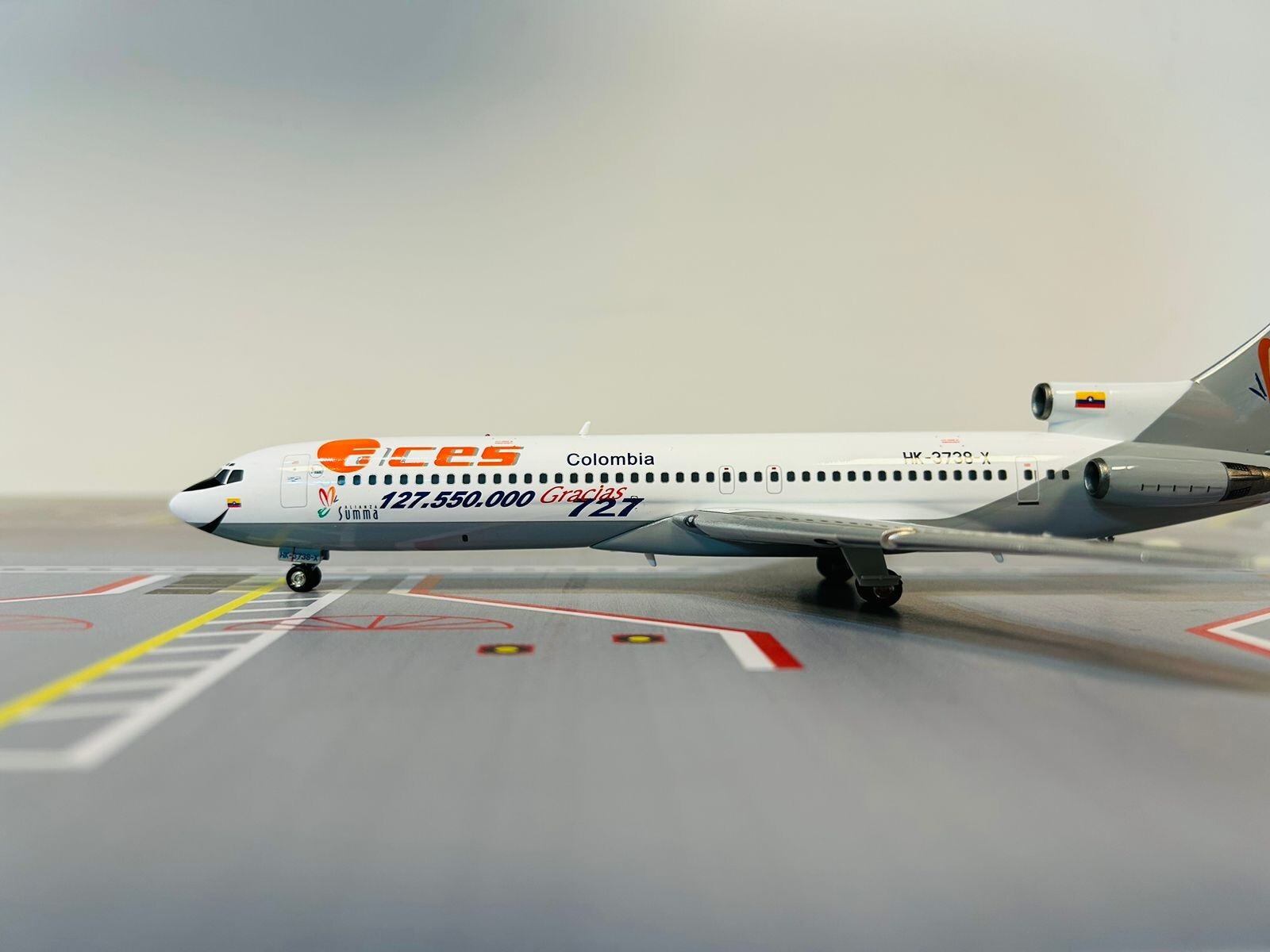 Aces  Alianza summa Boeing 727-200 1 :200 scale diecast  -Infligth-200 Jp60