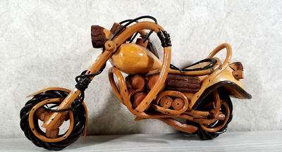 Handmade HARLEY DAVIDSON Wood Motorcycle Model - 10L