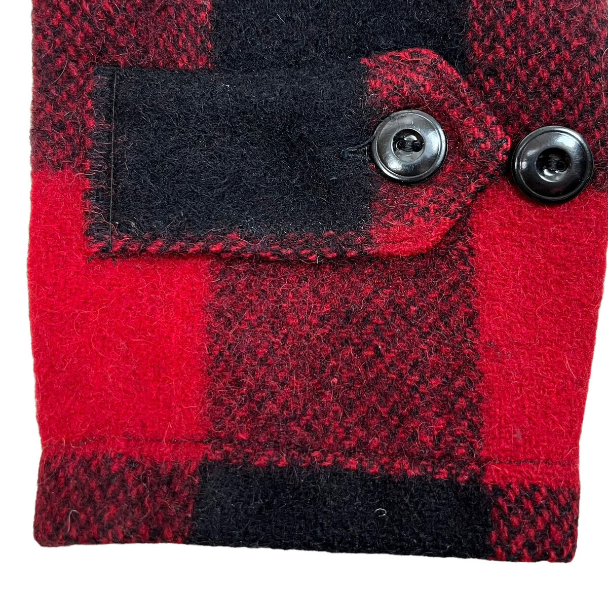 VTG 60s Sears Sportswear BUFFALO PLAID Wool Zip Up Hunting VTG 60s Sears Sportswear BUFFALO PLAID Wool Zip Up Hunting