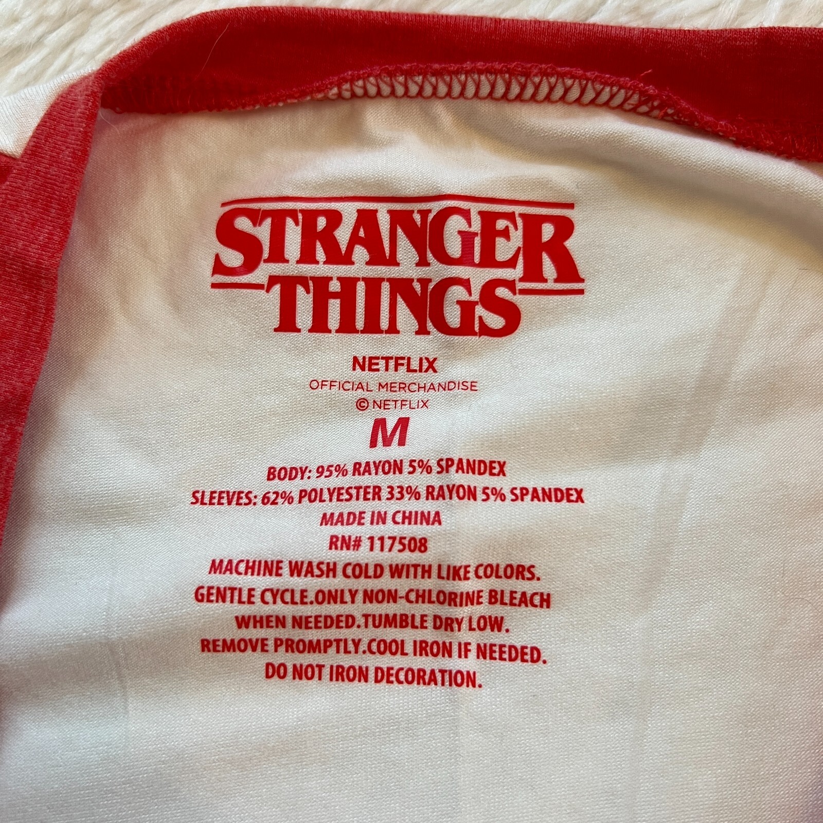 Stranger Things Medium Red Upside Down Place Base… - image 2