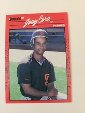 Joey Cora 1990 Donruss San Diego Padres