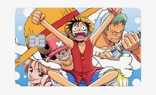 Anime One Piece Credit Card Sticker Skin Small Chip Debit Bank