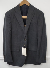 Men Suitsupply Blazer Napoli Single Breasted Reda Grey S110 Size EU48 UK/US38