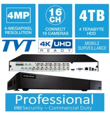 Qsee QTH165-2(SIMILAR MODEL)16 Channels 4K UHD 4MP 4TB HDD Long Time Recording