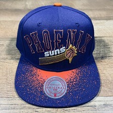 Mitchell & Ness NBA Phoenix Suns Spray Paint Splatter Snapback Retro Vintage NEW