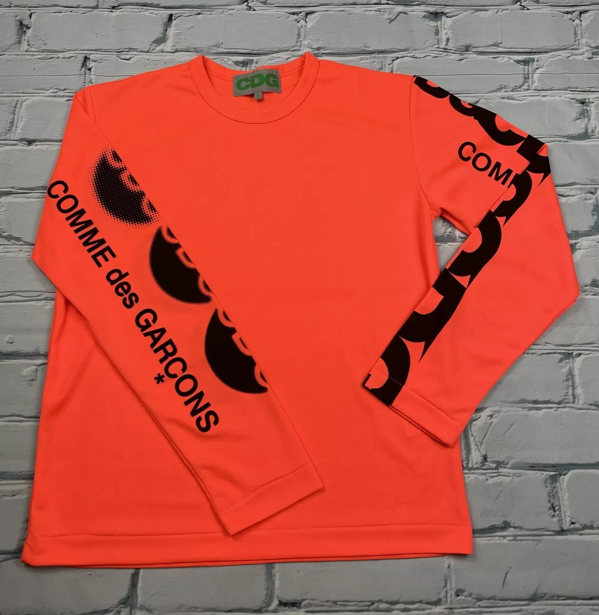 Comme des Garcons Limited Edition Japan Exclusive Neon Long sleeve Shirt Size S