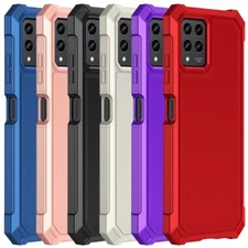 For T-Mobile Revvl 6/ 6 Pro 5G Case 2 Layer Protection Corners TPU Bumper Cover