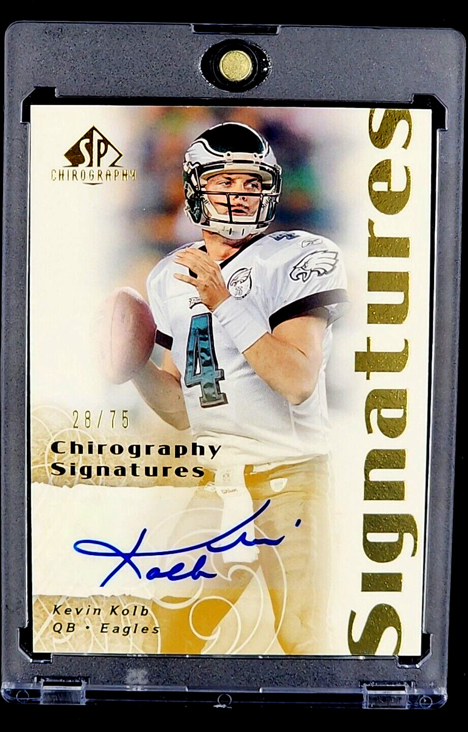 Kevin Kolb SP Chirography Signatures #CSKK Base