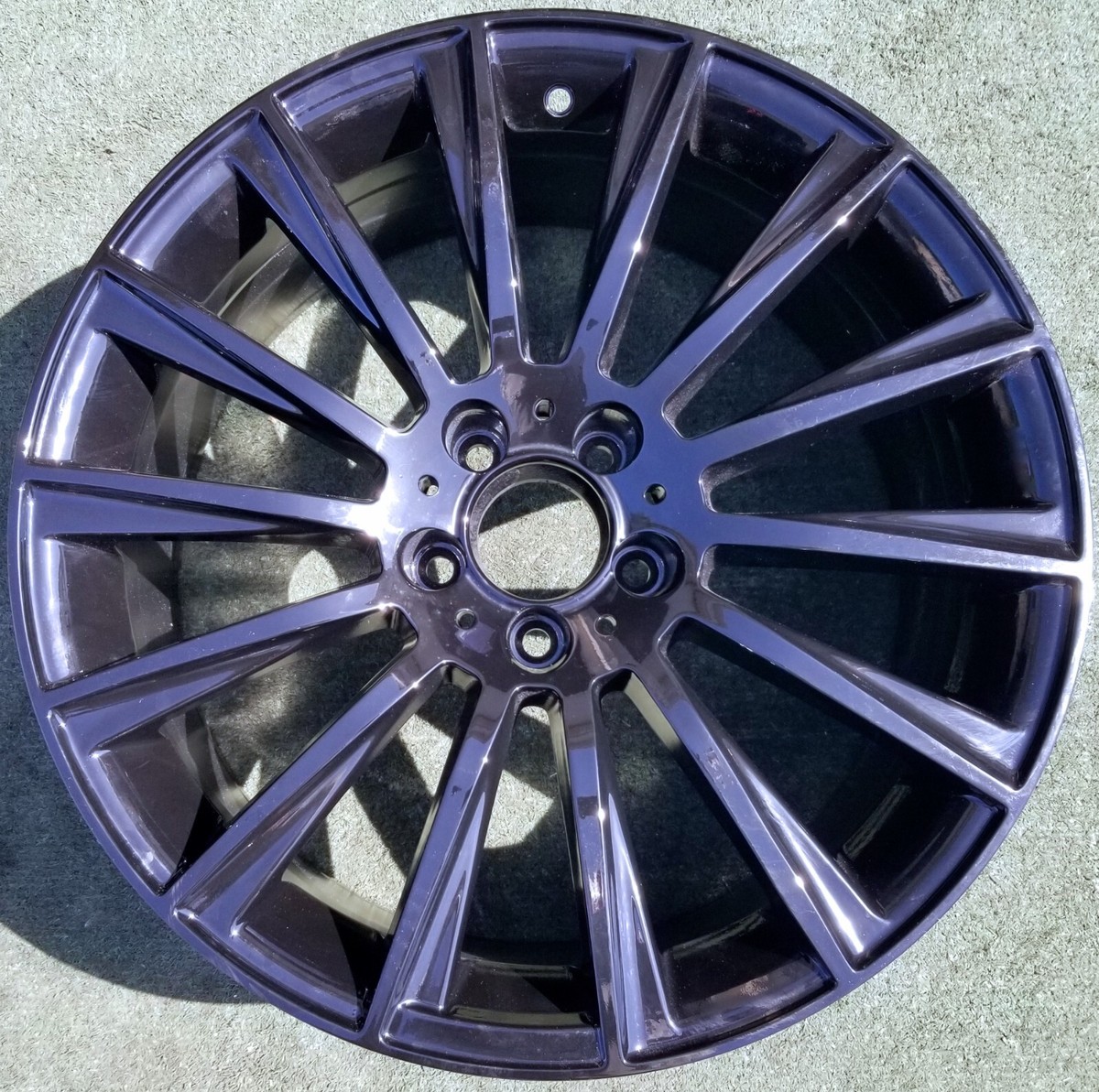 Black Front Wheel for OEM Factory Mercedes Benz S560 S550 AMG