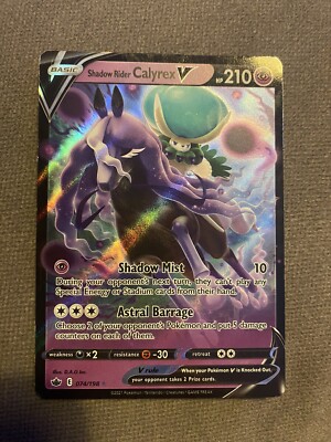 Pokémon TCG Shadow Rider Calyrex V Chilling Reign 074/198 Holo Ultra selten