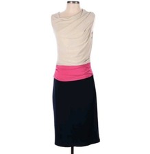 Suzi Chin for Maggy Boutique Women Drape Front Cocktail Dress 6p