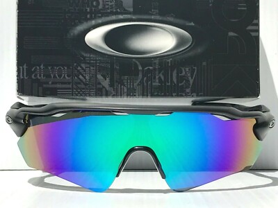 NEW Oakley RADAR EV PATH Matte Black w POLARIZED Galaxy Jade Lens