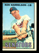 1967 TOPPS OPC O PEE CHEE BASEBALL #188 Ken Harrelson VG-EX Washington Senators