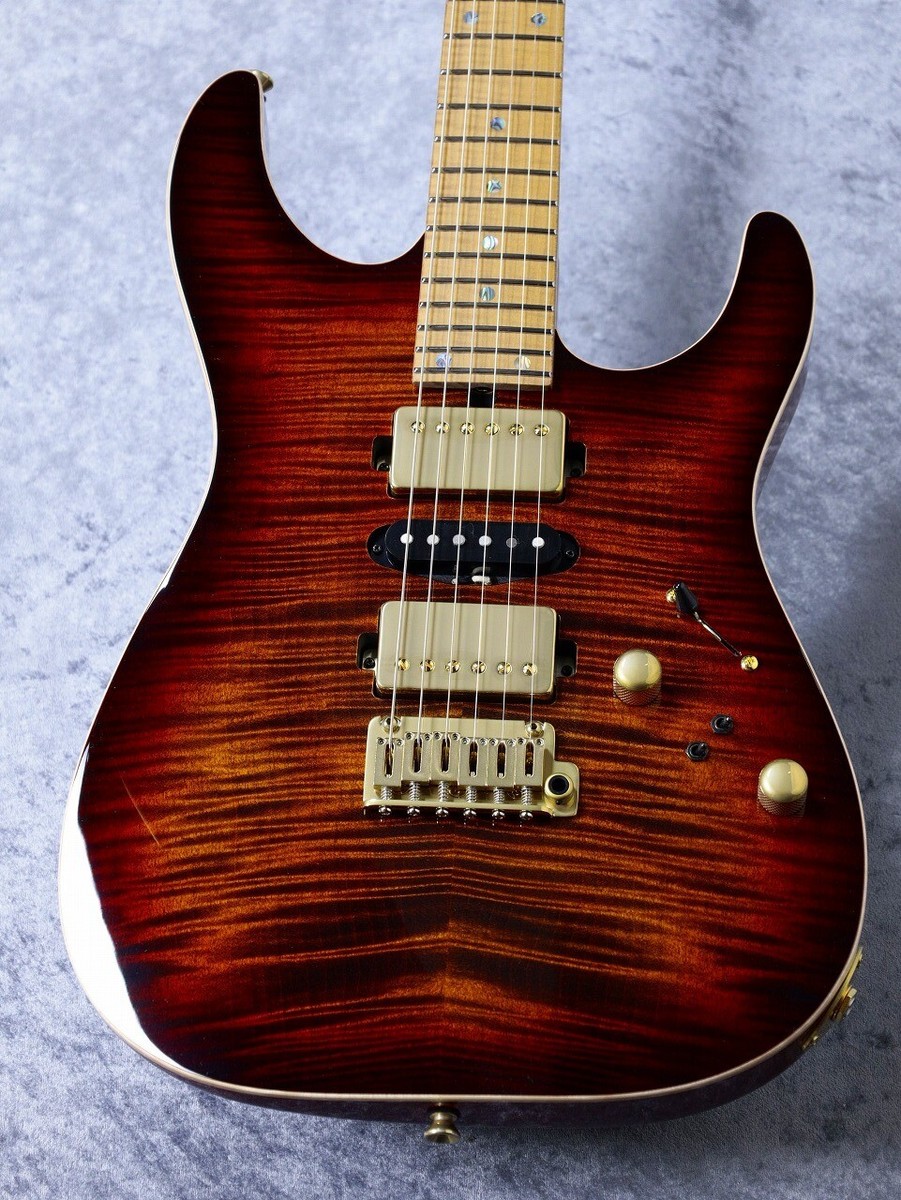 【Geforce】T’s guitars - DST Pro24 T's Guitars DST-Pro24 Quilt Maple Top(Tiger Eye Burst) w