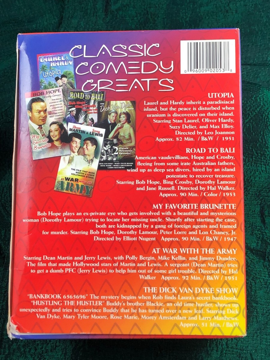 その他 Comedy Greats [VHS] CLASSIC COMEDY GREATS BOB HOPE 5 PACK COLLECTORS SERIES 4 VHS