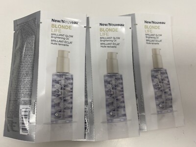 Joico Blonde Life Brilliant Glow Brightening Oil 0.25 oz Packets LOT OF 6