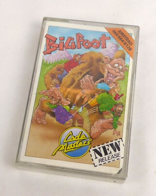 Schneider CPC 464 Amstrad in OVP -- BIGFOOT (Codemasters) -- Tape