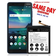 High Capacity 3600mAh Rechargeable Battery f Cricket Nokia 3.1 Plus TA-1124