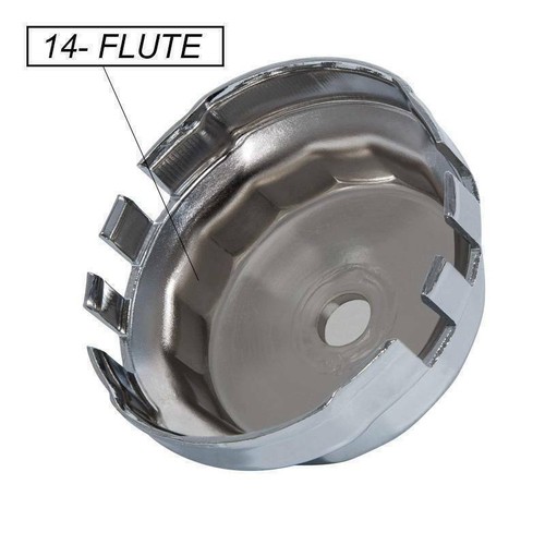 Oil Filter Cap Wrench Cup Socket Remover Tool For Toyota Lexus 64mm 14 Flutes - Picture 14 of 19