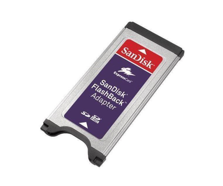 1x Sandisk 34 mm FlashBack Adapter For SD Cards SDHC EXPRESS 34mm SD SXS Adapter