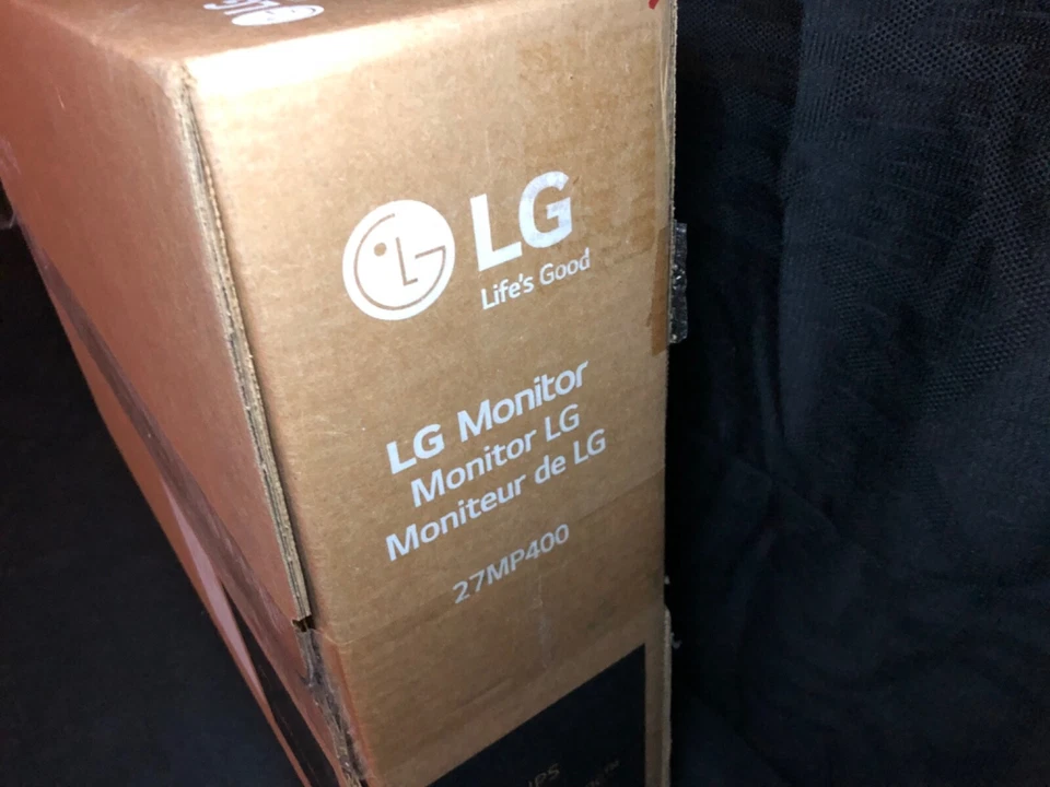 LG 27MP400-B 27'' FHD IPS 3-Side Borderless AMD FreeSync Monitor - (2023) Black - Image 3 of 4