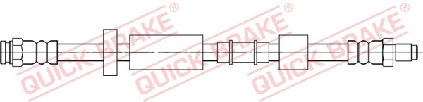 Quick Brake 32.832 Bremsschlauch 457 Mm FüR Lancia-image