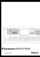 Roland FANTOM G6 G7 G8 Owners Manual User Instructions COIL BOUND 336 Pages