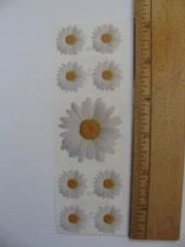 Paper House Sticky Pix Stickers DAISIES 1 Strip 3 Mods NEW NO PACKAGE