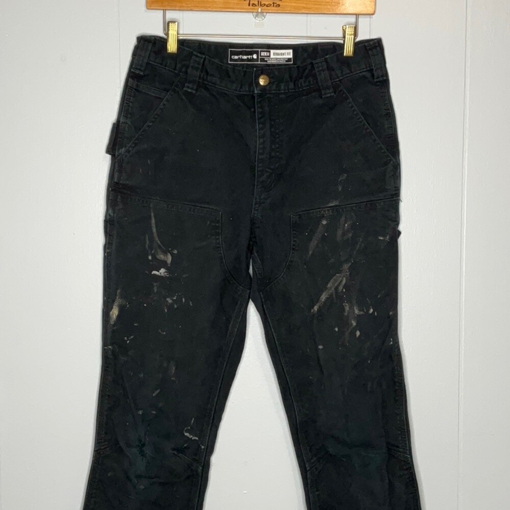 Carhartt Double Knee Black Distressed Pant Sz 32 X 34 | eBay Carhartt Double Knee Black Distressed Pant Sz 32 X 34 | eBay