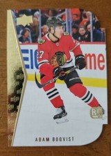 2019-20 Upper Deck Hockey Series 2 Rookie Tribute Die Cut #18 Adam Boqvist
