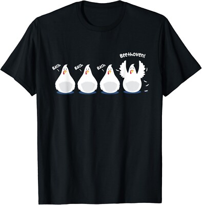 Funny Bach Beethoven Joke Shirt Music Gift Unisex T-Shirt